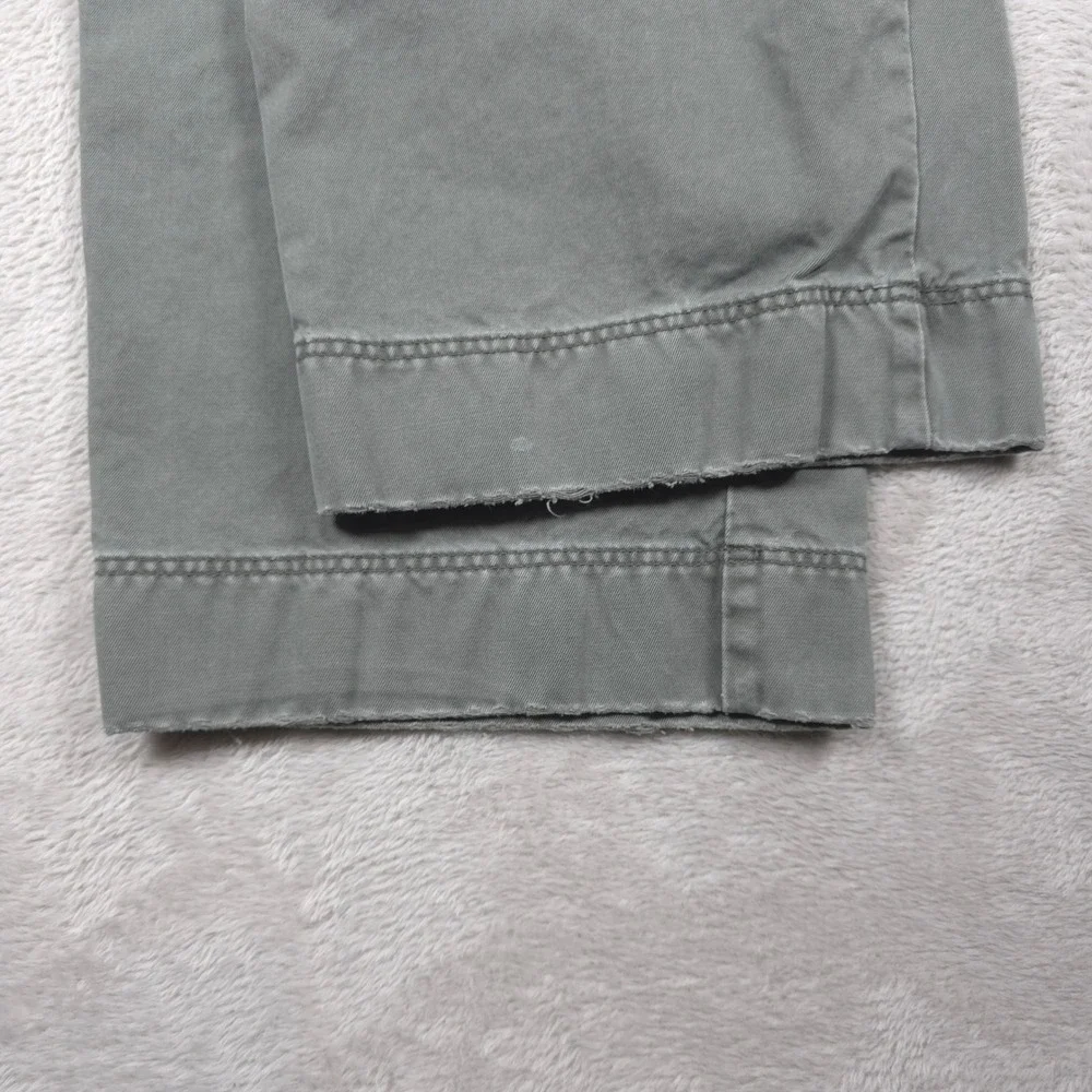 VINTAGE J Crew Cargo Pants Mens 38 32 Green Cargo Utility Cotton‎ Twill